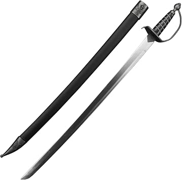 35" Classic Caribbean Pirate Cutlass Sword Bow Guard with Scabbard
