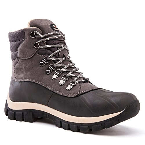 kingshow Men's 1705 Work Snow Boots2