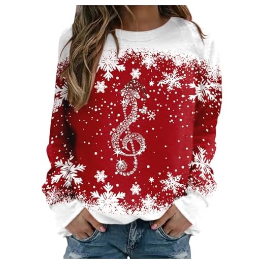 Générique Sweat Noel Femme Rigolo,Pull Femme Chic Et Elegant Noel,Pull de Noel Femme Chat Sweat de Noel Femme Pas Cher Sweat Shirt Bleu Marine Femme Habit Noel Femme Cadeaux Noel Copine