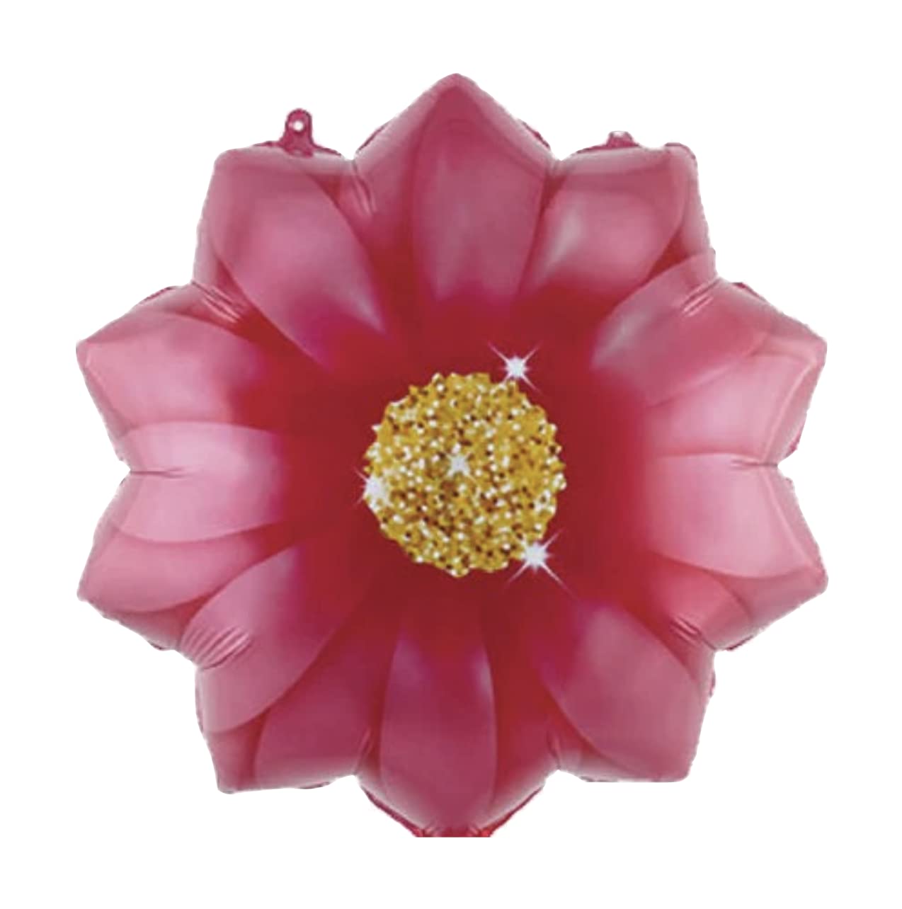 Red Flower Garden Foil Balloon, 45cm (2 pack)