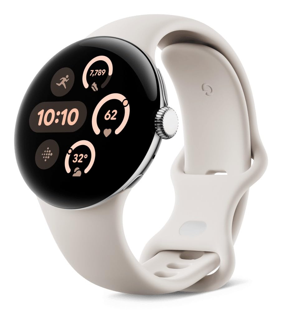 Google Pixel Watch 3 (41mm) — Polished Silver Case