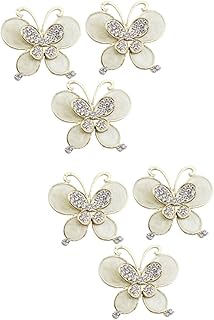 VILLCASE 6 Peças Capas De Telefone Rosa Adesivos Feitos À Mão Adesivos Rosa Joias De Strass Branco Capa De Telefone Enfeite Capa De Telefone Adesivo Acessórios De Capa De Telefone Strass