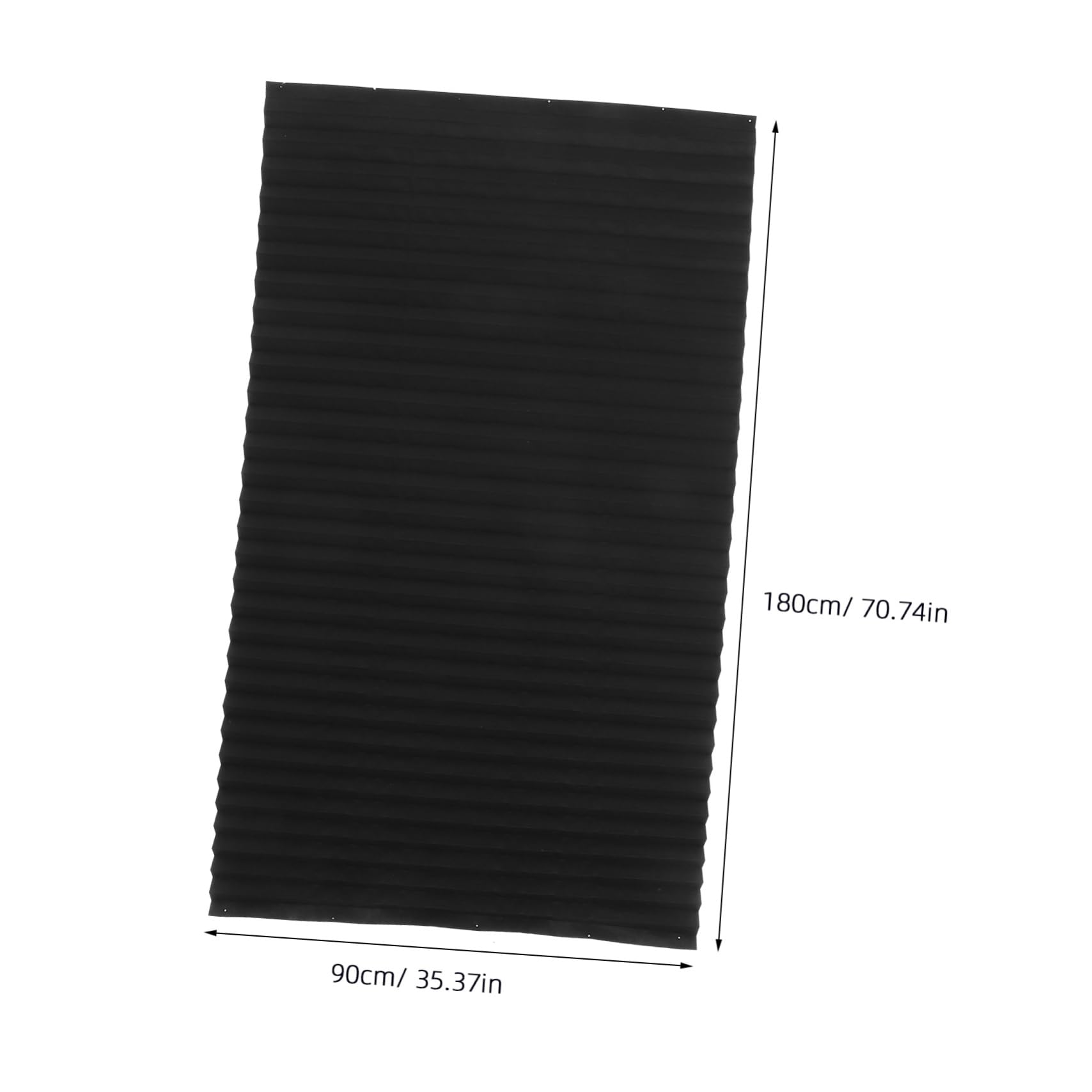 Kichvoe 1Set Temporary Blackout Pleated Blinds for Windows Self Adhesive Shades Effortless Installation Stylish Design for Living Rooms Bedrooms and More