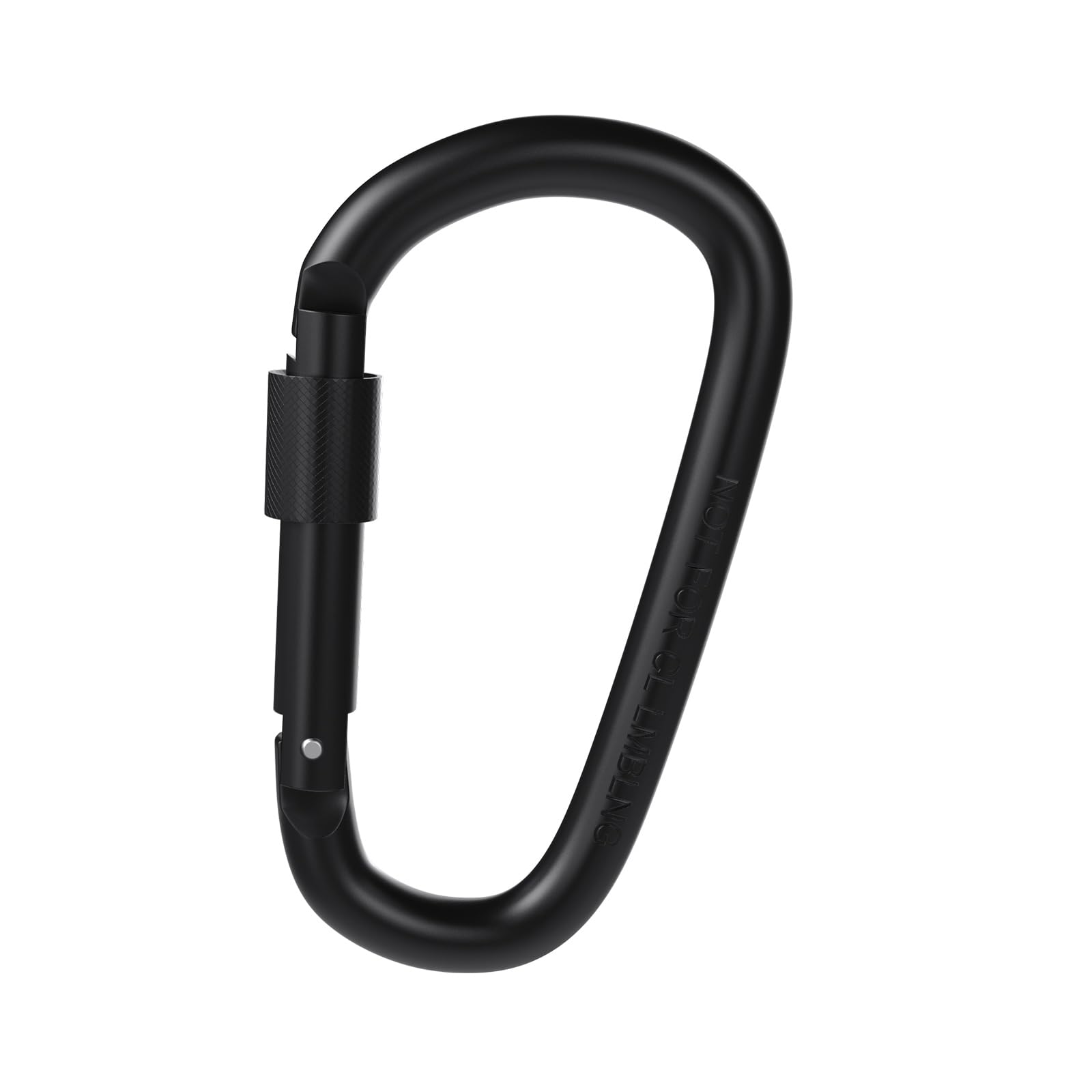 Locking Carabiner Clips for Backpack Dog Leash, Key Chain Clip Hook Aluminum Alloy D Shape Carabiner Clip Heavy Duty for Outdoor Cycling/Hiking/Fishing/Camping/Traveling