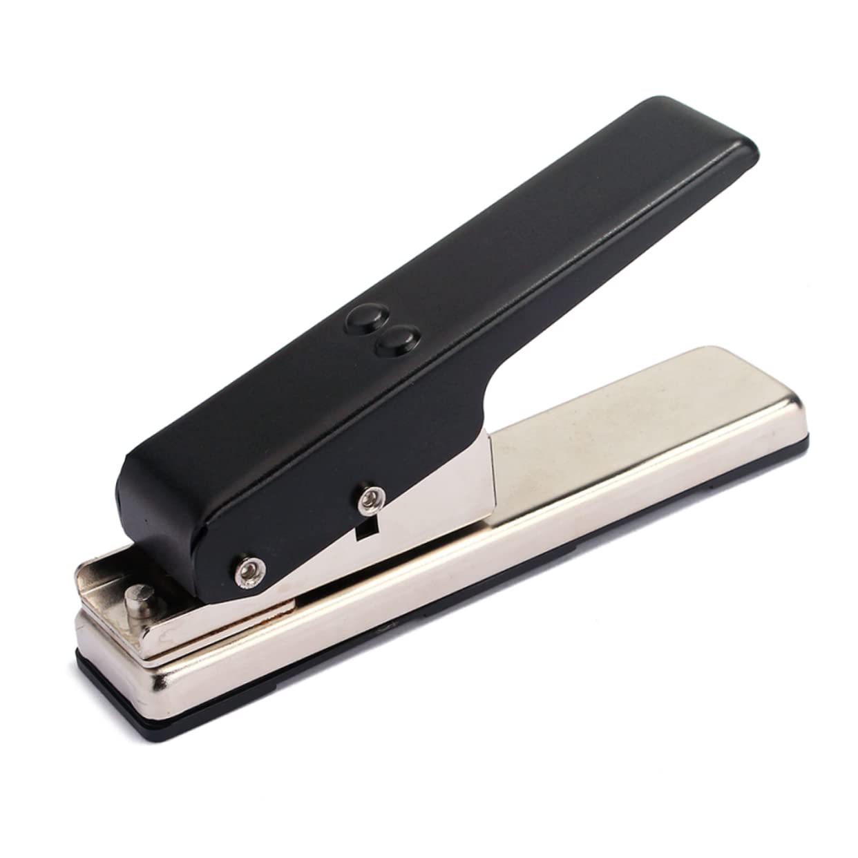 R26 Cutter Professionale per Plettri Chitarra, Nero | Derlin e Abs, Forma Precisa, Taglio Celluloid, Base in Plastica, Metallo e Plastica