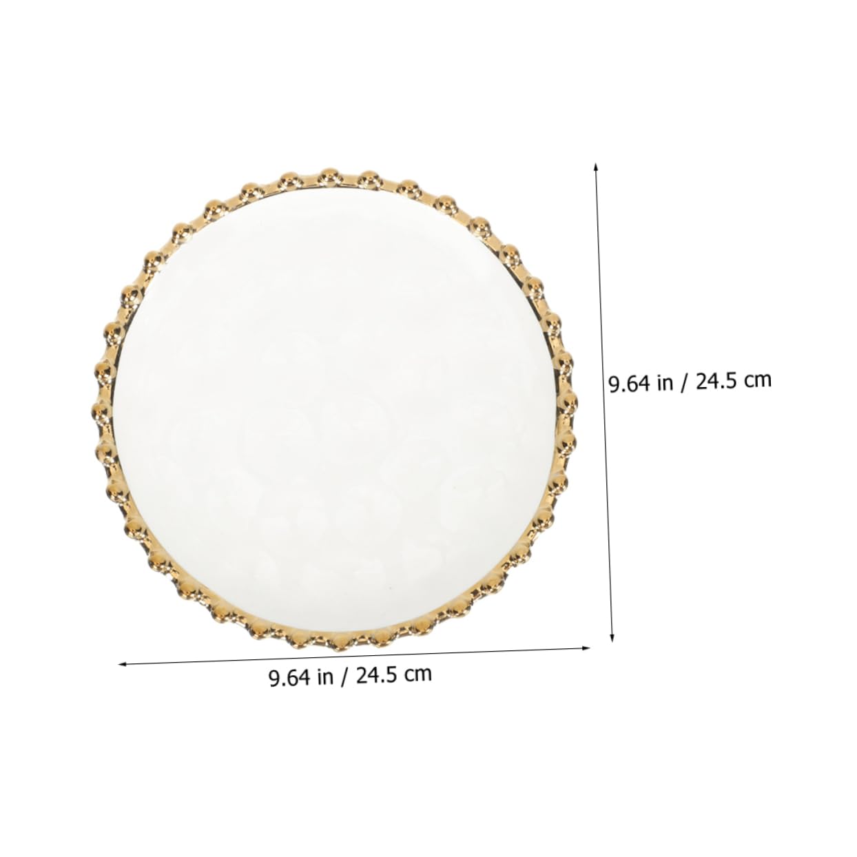 ABOOFAN Piatto Da Dessert in Ceramica - Piatto Da Snack Per Feste Ristoranti E Catering