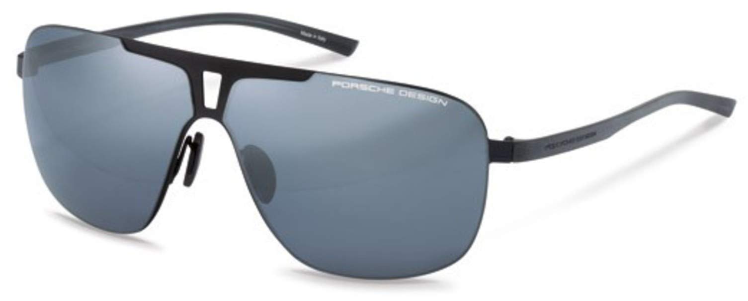 Porsche Design Model P8655 Modified Half Rim Aviator Sunglass