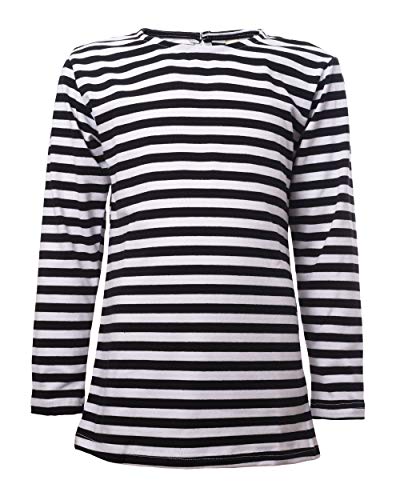 Girls' Long Sleeve Cotton Striped T-Shirt: Classic Comfort & Style for Little Fashionistas2