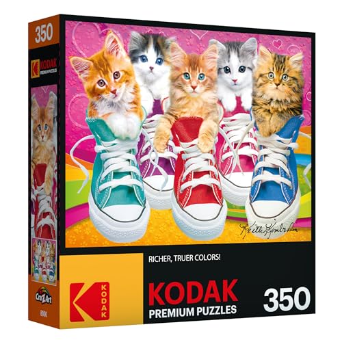 RoseArt - Kodak Premium - Sneaky Kats II - 350 Piece Jigsaw Puzzle for Adults