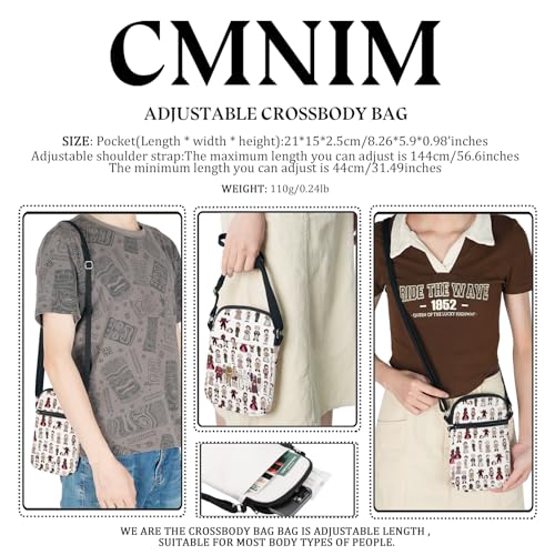 CMNIM Ghoost TV Series Merch Ghoost Characters Inspired Crossbody Bag Comedy TV Shows Lover Gifts Ghoost Fans Shoulder Purse2