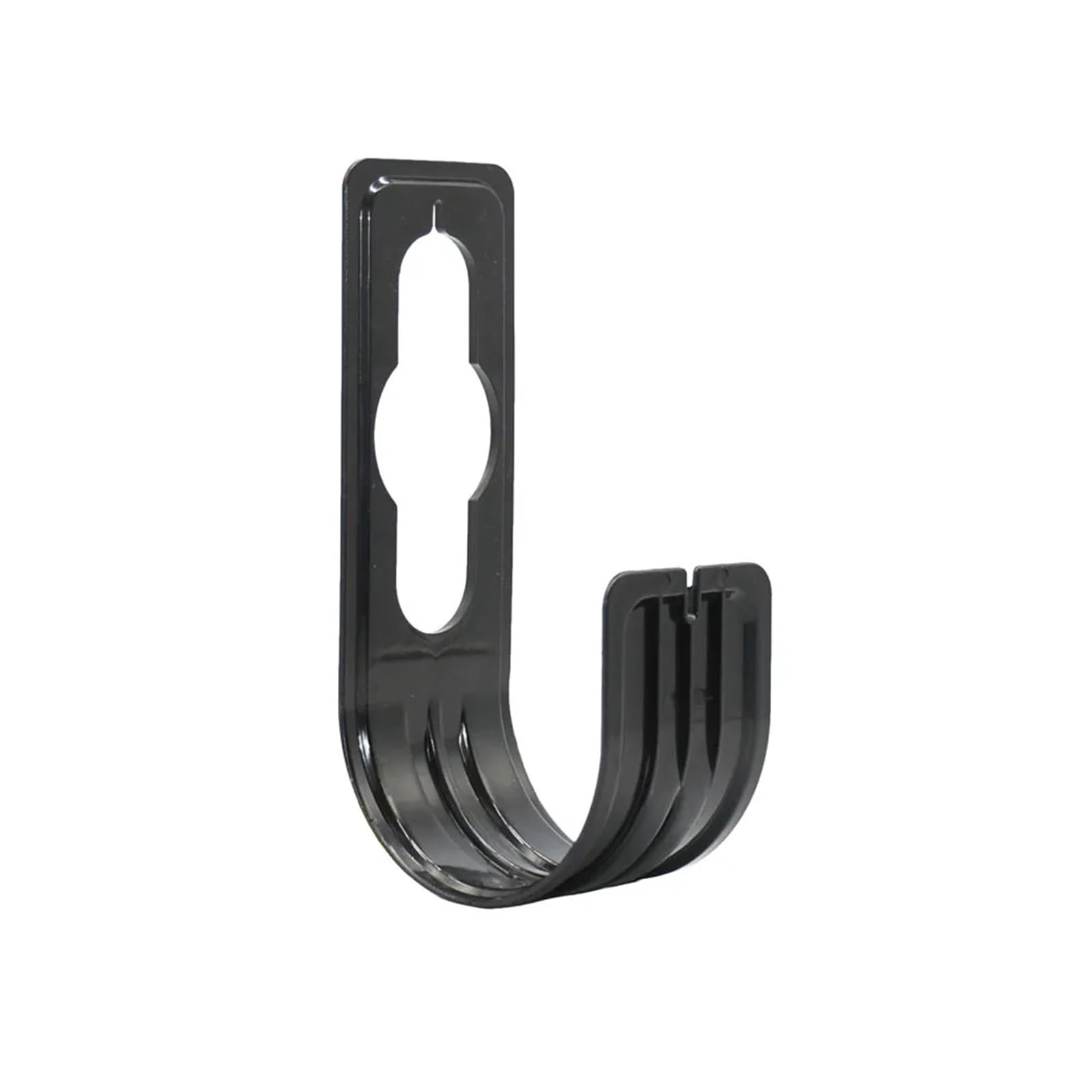 Fbanulpex Black Expanding Garden Hose Holder, 2Pcs Multicolor Wall Mounted Garden Hose Reel Hanger(Black)