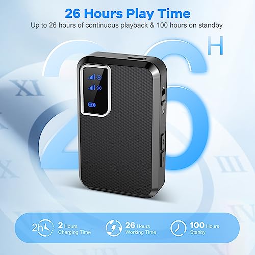 Image of Swiitech Bluetooth Transmitter Receiver, 2-in-1 Aux Bluetooth Adapter for Car, Portable 5.3 Bluetooth Car Adapter, for TV AptX Low Latency& HD, Pairs 2 Devices Simultaneously, LED Display Screen