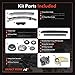 A-Premium Engine Timing Chain Kit W/ (VVT) Sprocket [fits DOHC, L4 2.3L] Compatible with Mazda 3 2007-2013, 6 2006-2007, CX-7 2007-2012, Replace# L3K912201A, L3K914151