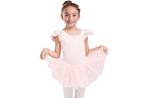 Girls' Adorable Dance Fantasy: Sequined Skirted Leotard Tutu