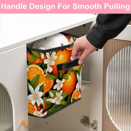 Boîte de rangement en forme de fleur grand cube pliable - 6
