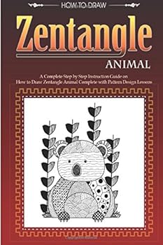Paperback Zentangle Animal: Zentangle Pattern Lessons with Animal Patterns Book