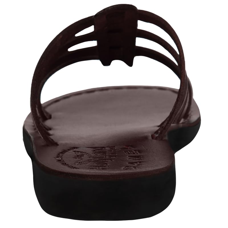 Holy Land Market Men/Women Biblical Jesus Leather Sandals/Slides From Jerusalem (Mariam Style I)3