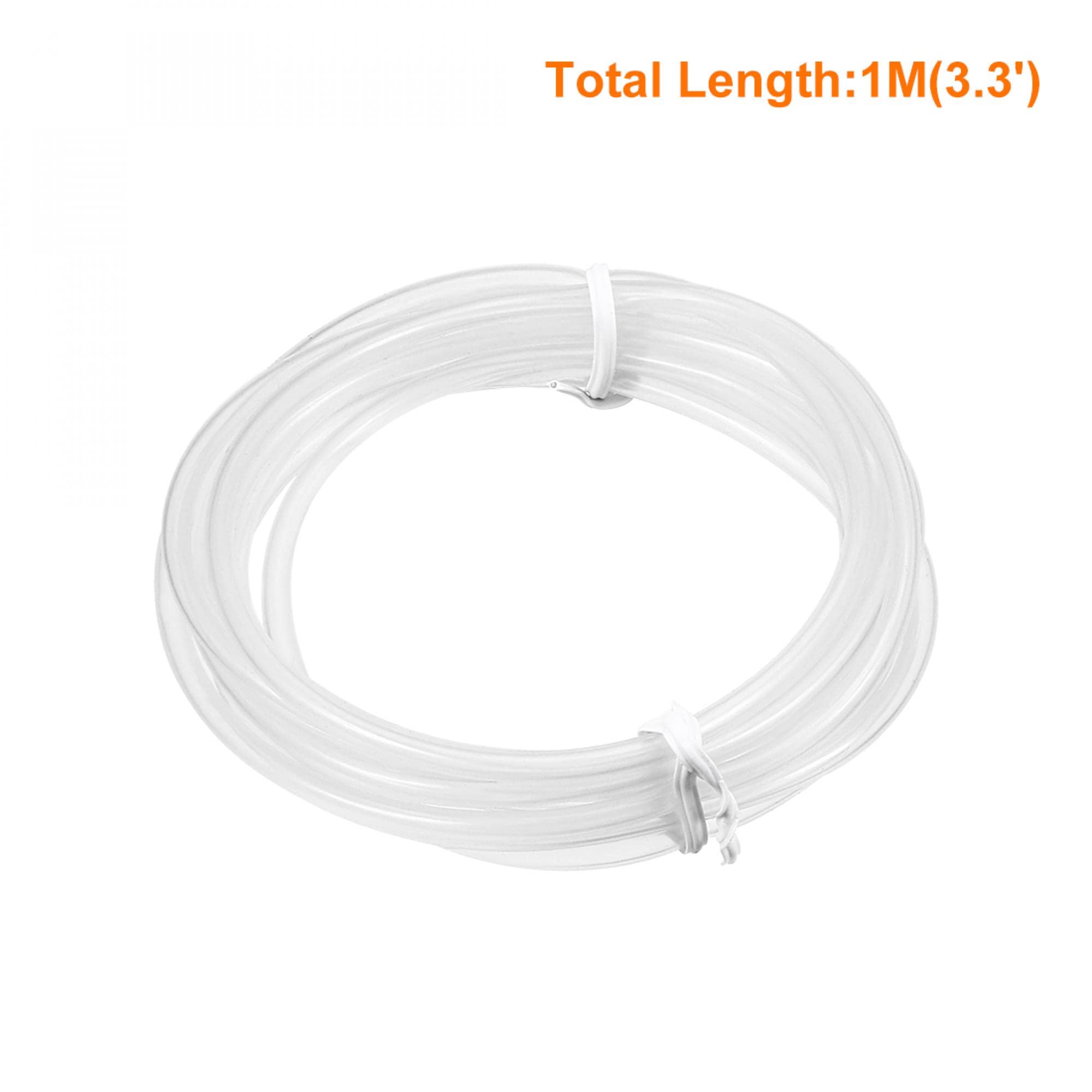 Sourcingmap, tubo per carburante 2 mm, diametro 4 mm, diametro esterno 1 m, tubo olio e tubo