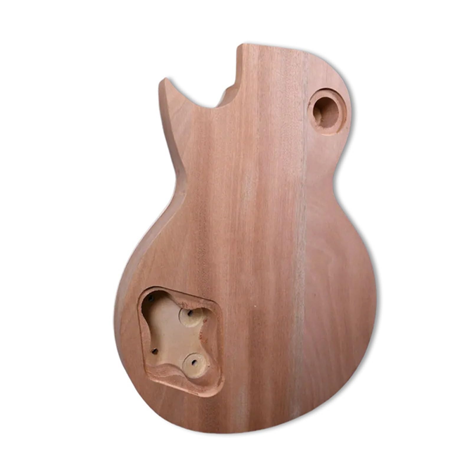 Unfinished Guitar Body Electric Guitar Body Mahogany Veneer Maple Semi-finished Unpainted DIY Accessories