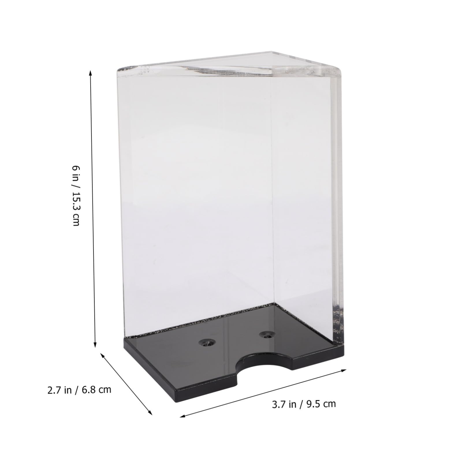 UPKOCH Supporto Trasparente Facile Accesso per Carte da Gioco in Acrilico e Design Elegante Scatola Pratica e Sottile per Carte da Poker per Casa e Gioco