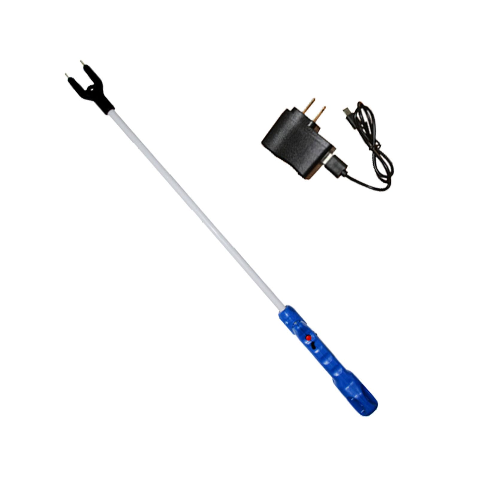 Cattle Prod Water Proof Electric Tool Rechargeable LED Pig Driving for Pig, Cow, Sheep, Dog Livestock Drive Farm Tools Products (39.37in/100cm)