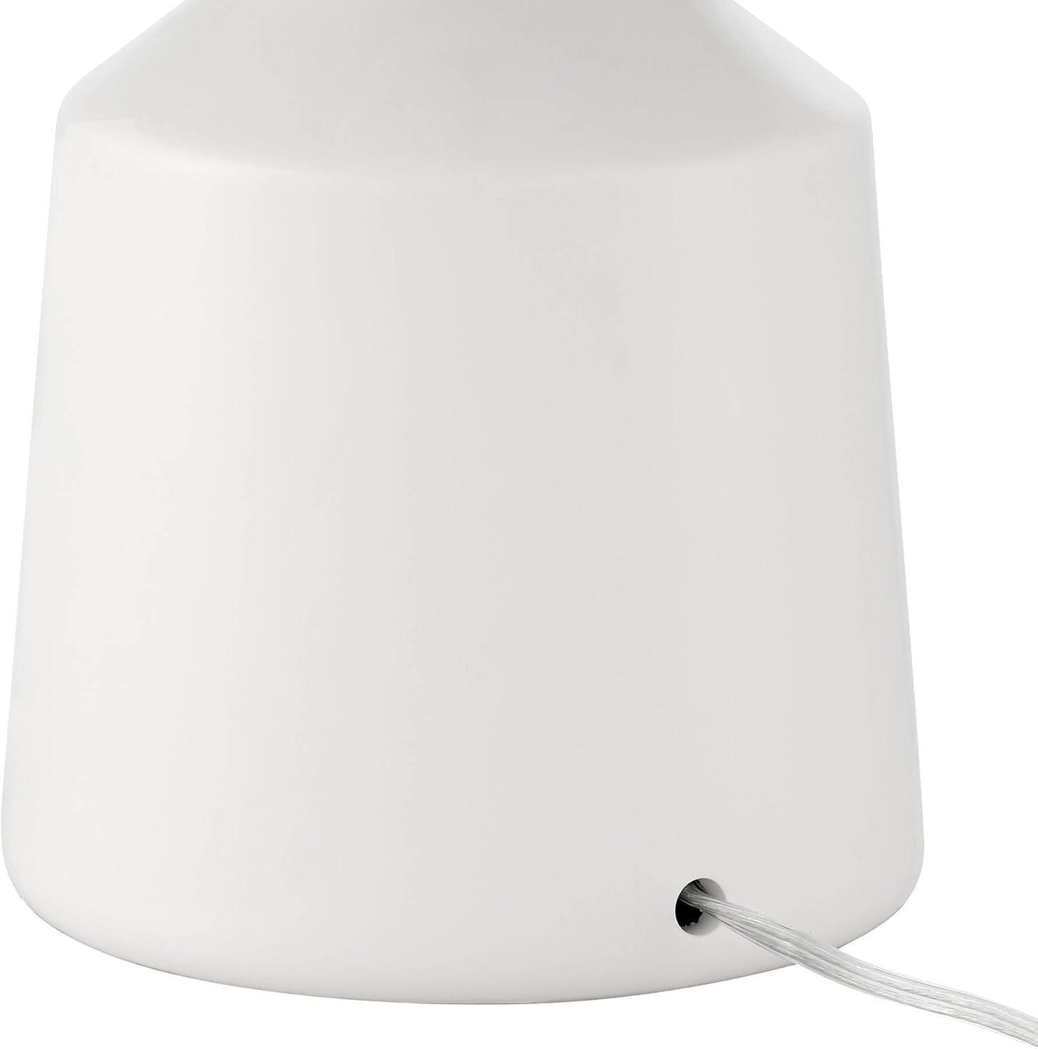 Tango 20 1/2" High Small Modern Coastal Accent Table Lamps Set of 2 White Ceramic Fabric White Shade Living Room Bedroom Bedside Nightstand House Office Home Reading Kitchen Entryway - 360 Lighting