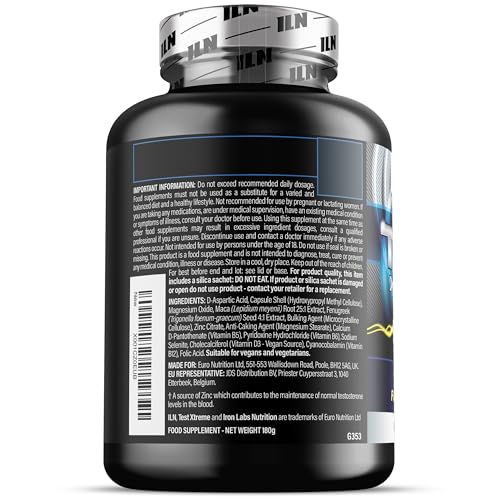Test Xtreme - Booster Supplements for Men with Zinc - Natural and Safe for Men - Zinc and Magnesium Booster (240 Capsules) - Image 4