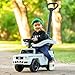 Best Ride On Cars Kids Outdoor Stroller Mercedes G-Wagon for Toddlers 1 to 3 Years Old with Music, Horn Sounds, and Handle, White