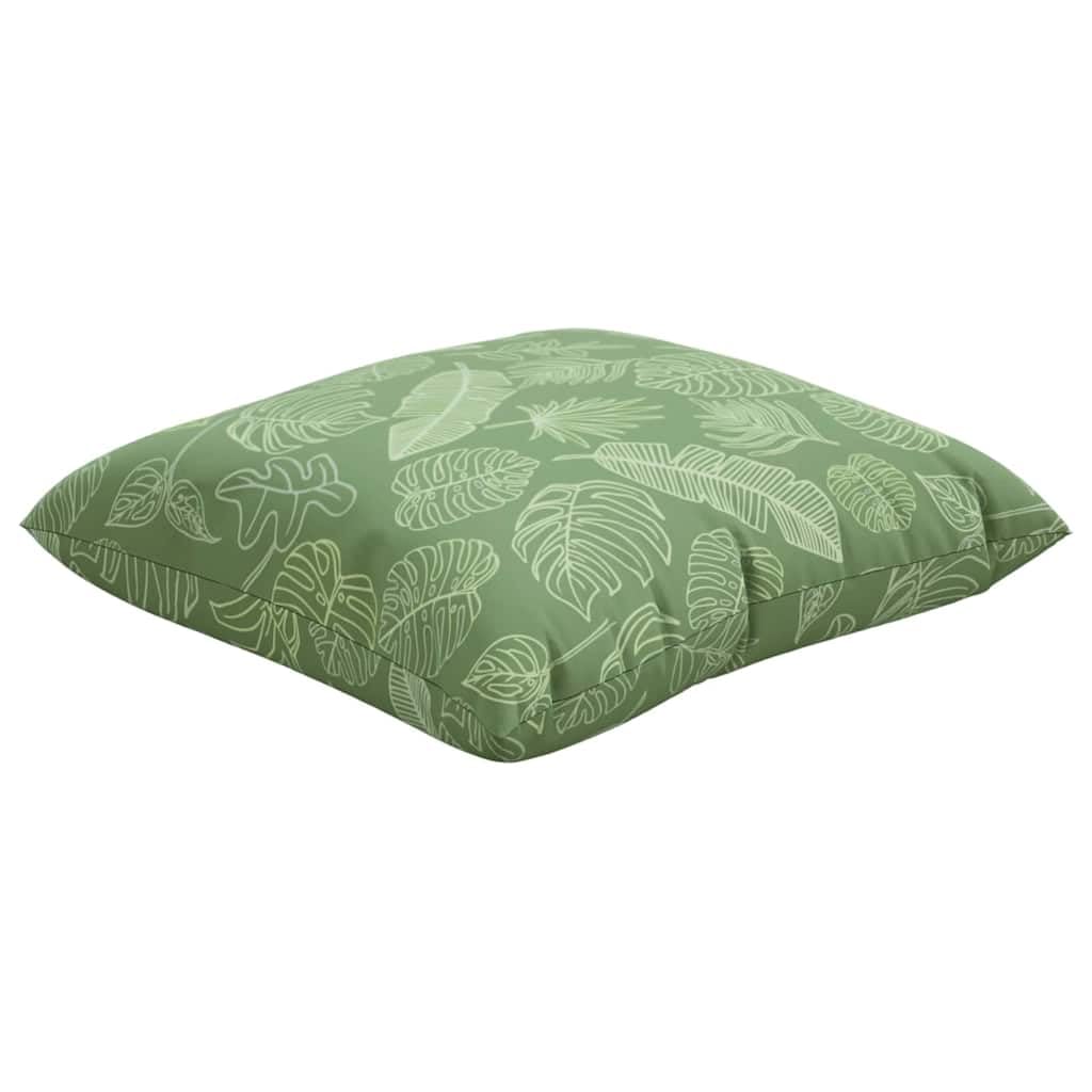 4er Set Dekokissen 50 x 50 cm Blattmuster Zierkissen | Vierteiliges Kissen-Set mit Blättermotiv für gemütliche Stunden im Wohnzimmer, Schlafzimmer oder auf der Terrasse.