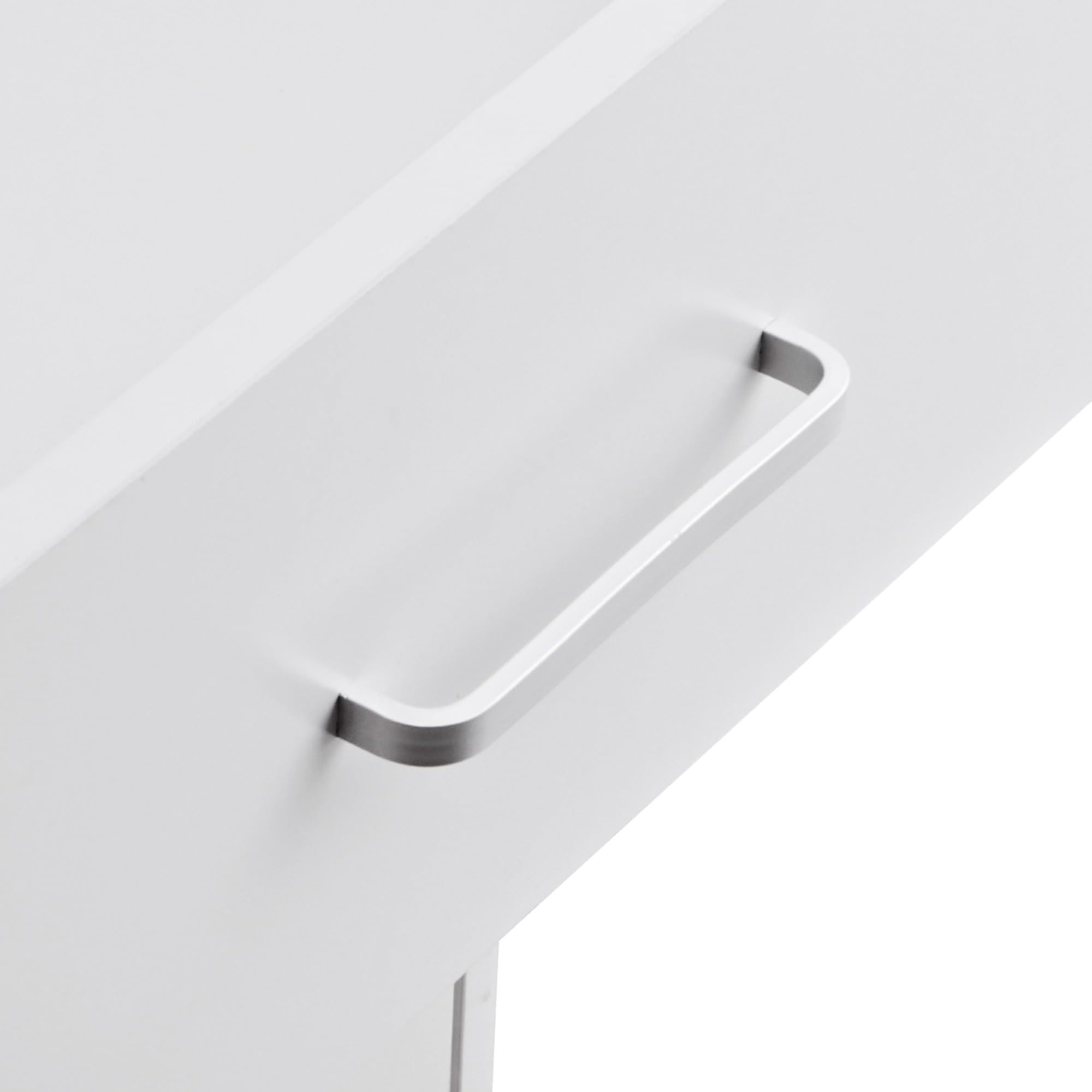 Brigros WeHome - Cassettiera Camera da Letto con 6 Cassetti 68x40x115 cm, in Legno Mobile Salvaspazio Nancy, Bianco
