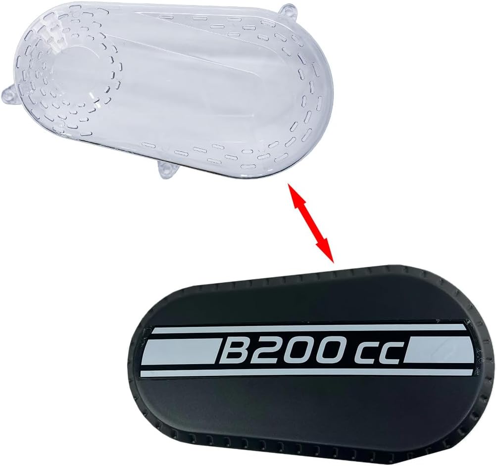 JMCHstore Clear Torque Converter Cover Compatible with 30 Series CVT for Coleman B200 B200RS B200RSV (Clear)