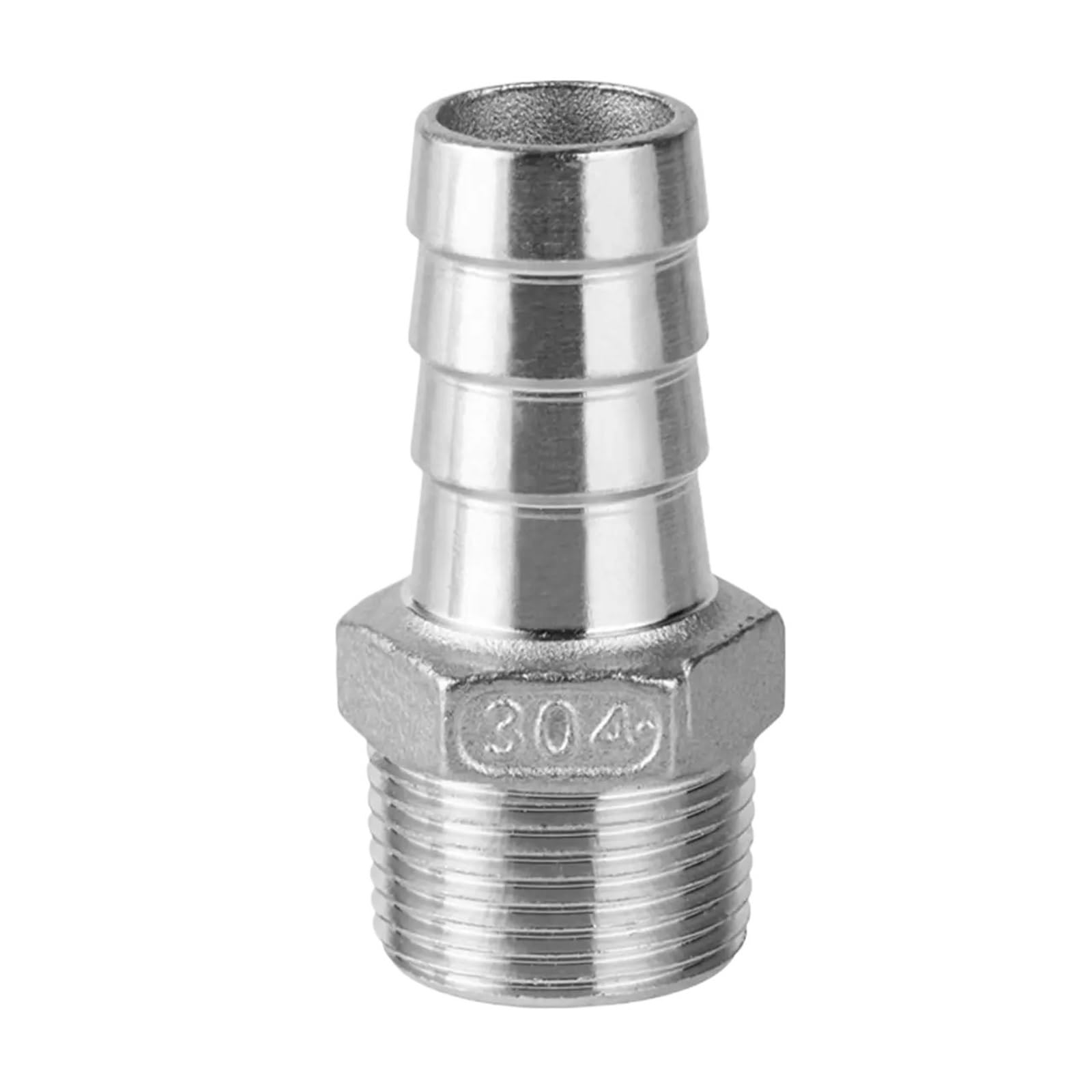 1/8" 1/4" 3/8" 1/2" 3/4" 1" BSPT männlich 6 8 10 12 13 15 16 19 20 25 32 mm Schlauchtüllenanschluss 304 Edelstahl-Schlauchkupplung(32mm,5 pcs,1-1/4")