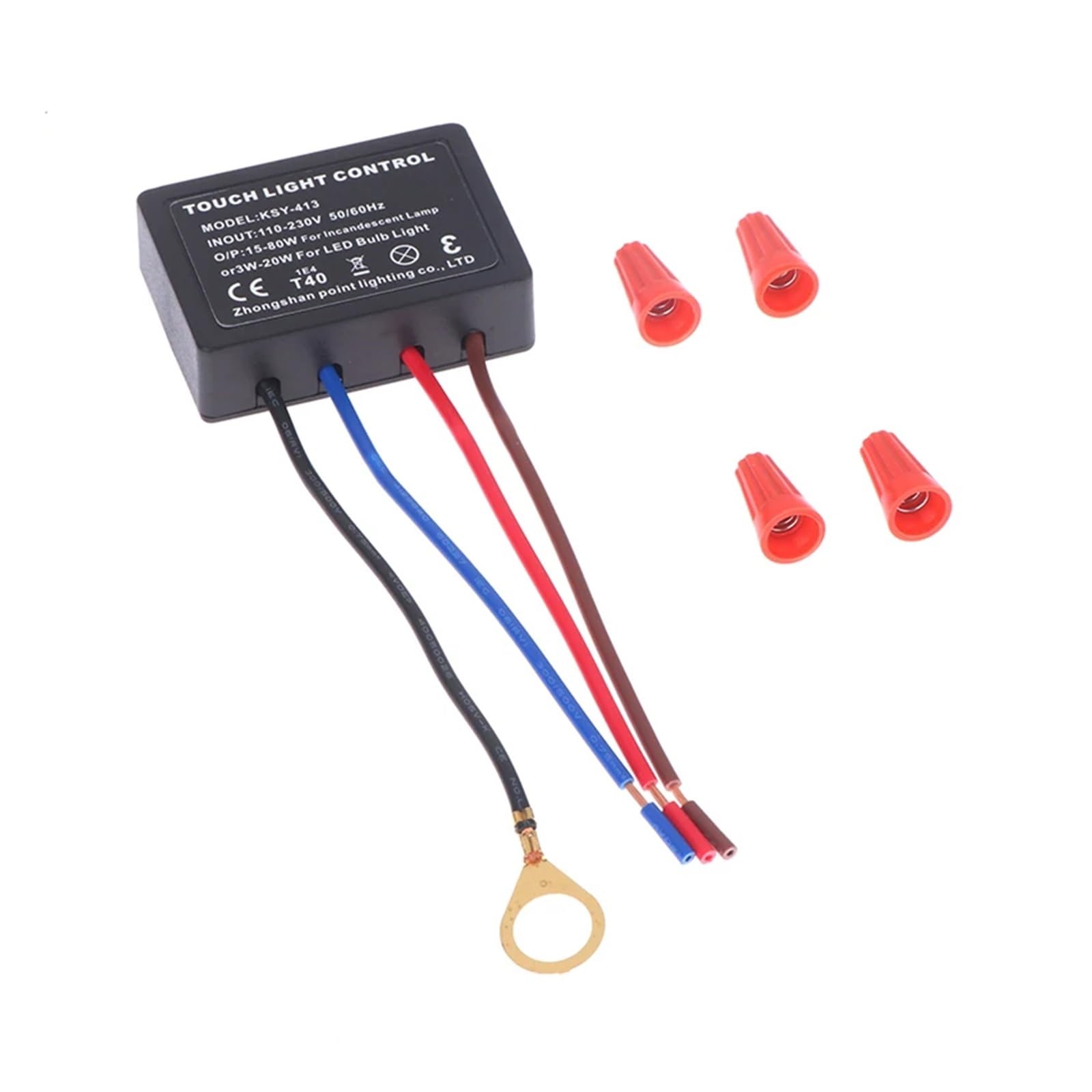 AC110-230V interrupteur tactile lampe de table variateur module de commande capteur interrupteur tactile compatible avec lampe murale LED à incandescence