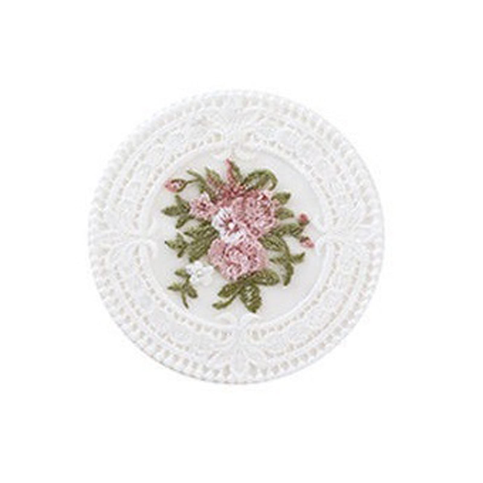 Dessous de verre durable en dentelle pour une protection de table élégante