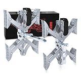 MAHLER GATES [USA Design X-Shaped Wheel Chock Stabilizer, 2 Set RV Stabilizers with Integrated Wrenc