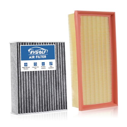 Image of Engine+Cabin Air Filters Kit Fit for 2007-2012 Nissan Altima L4 2.5L | CF11173, CA10349, 99% Filtration Efficiency, Easy Install, Odor control, Great Value, Right Size