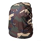 Zilimontt Funda impermeable para mochila para senderismo y camping, tela Oxford, resistente al desgarro, plegable, tiras de seguridad reflectantes, hebilla ajustable, se adapta a S 20-28L, M (2#)