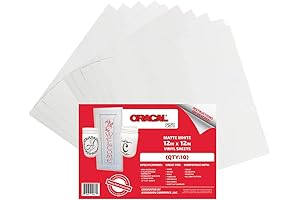 Oracal 651 Matte White Adhesive Craft Vinyl
