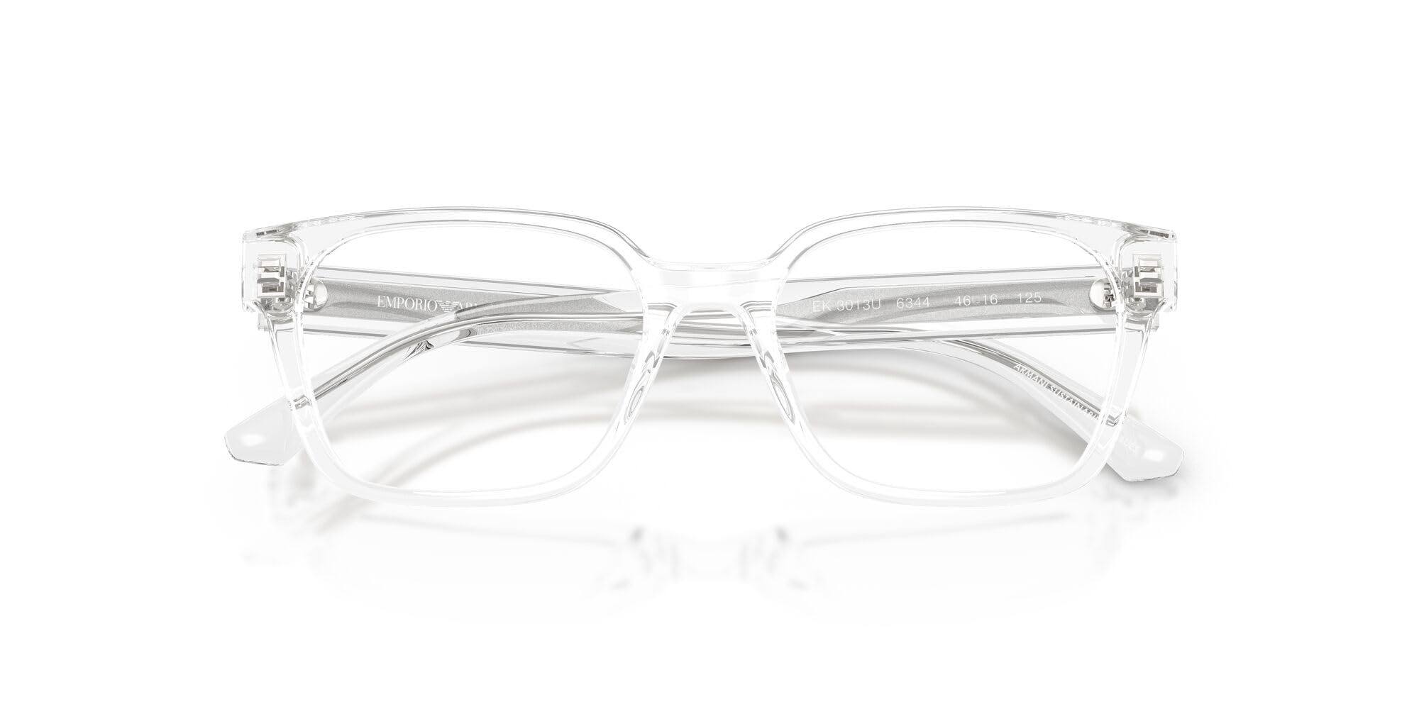 Emporio Armani mens Ek3013u Universal Fit Rettangolare Occhiali da vista