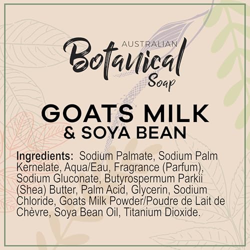 Australian Botanical Soap ABS0401-BX8 7 Oz, Pack Of 8 Goat Milk Soap Bars With Soya Bean Oil, Organic Shea Butter thumb #5