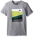Lacoste Men's Sport Geometric Stripe Graphic T