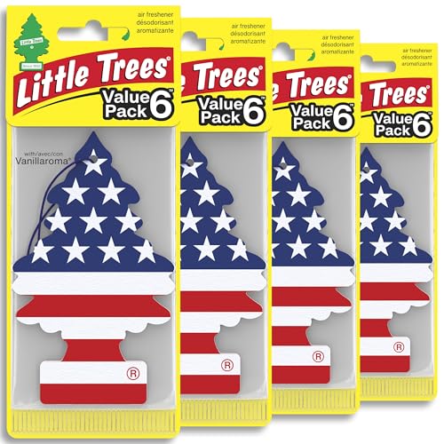 Image of Little Trees Vanilla Pride Air Freshener, (Pack of 24)