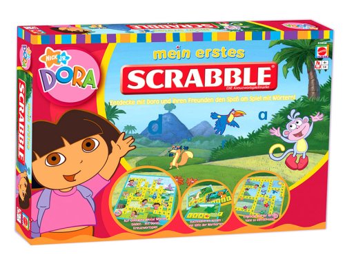 Preisvergleich Produktbild Mattel - Dora - Mein erstes Scrabble