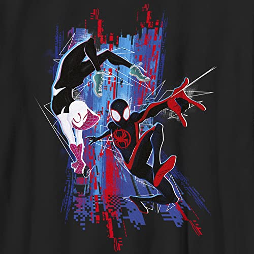 Boy's Spider-Man: Across The Spider-Verse Miles Morales and Spider Gwen T-Shirt2