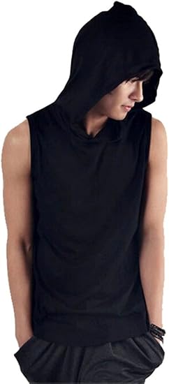 Hooded sleeveless shirt Clearance