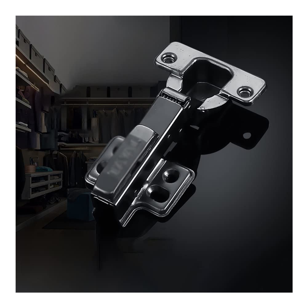 Cerniere con Chiusura Ammortizzata Cerniere per armadi Cornice Frontale Cerniere per Porte dell'Armadio con Chiusura Ammortizzata silenziose Sovrapposizione con ammortizzatori in Metallo INC