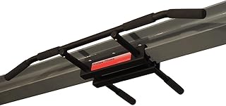 Firstlaw Fitness - 600 LBS Weight Limit - I-Beam Pull Up Bar - Long Bar with Bent Ends - Durable Rubber Grips - RED Label - Made in The USA!