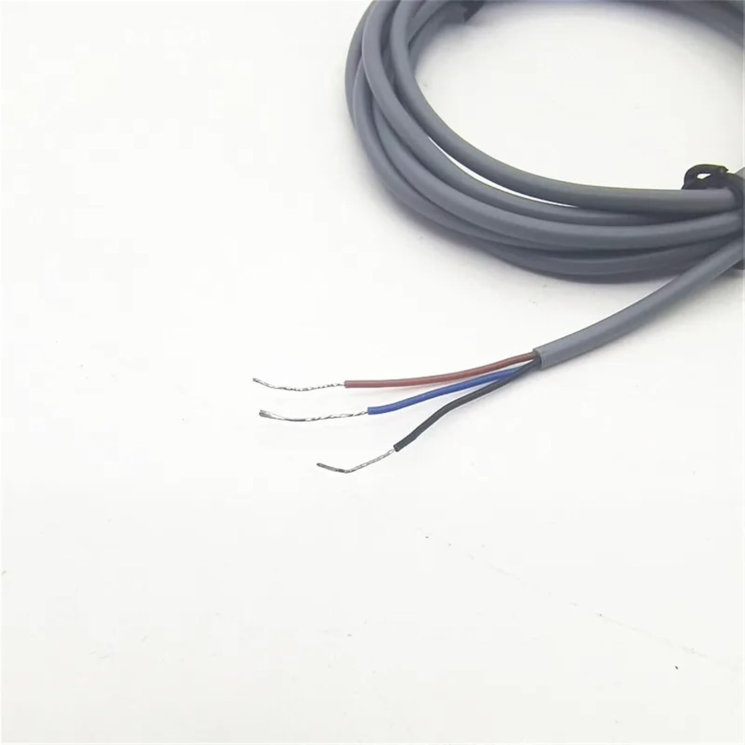 5pcs/lot 5mm NPN Flush NO/NC Inductive Type Proximity Metal Sensor 3 Wires Distance 1mm for Spacing Detection (Color : NPN NO)