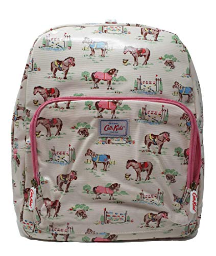 Cath Kidston Mochila grande con diseño de pony  color crema