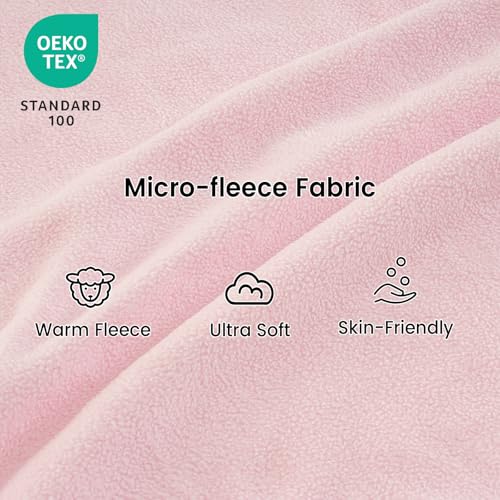 Image of PHF 3 Pack Warm Micro-Fleece Baby Sleep Sack 6-12 Months, Soft Baby Wearable Blanket, 2-Way Zipper Sleeping Bags, Comfy Toddler Sleeping Sack for Girls, Medium Size, Clouds